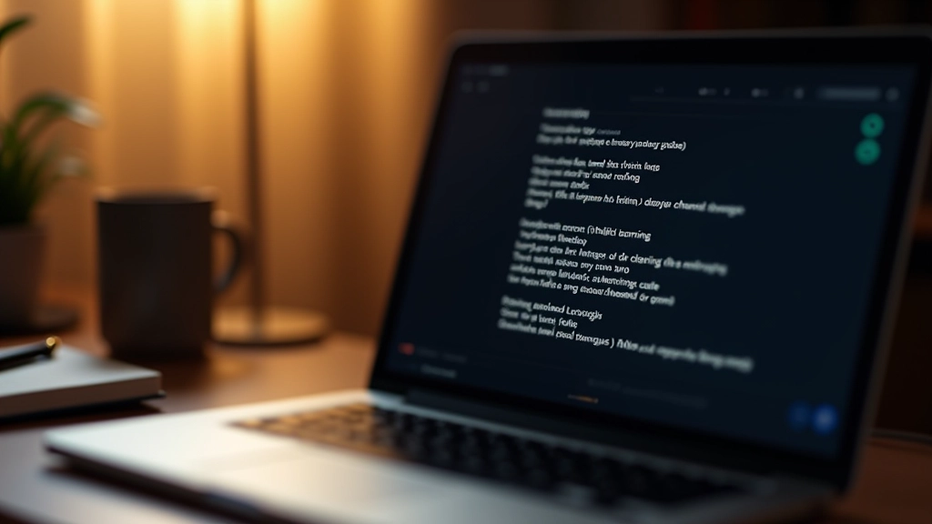 Ecrã de computador mostrando plataforma de streaming de música com letras sincronizadas