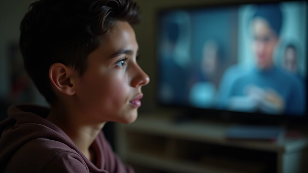 Cena de filme com legendas em inglês